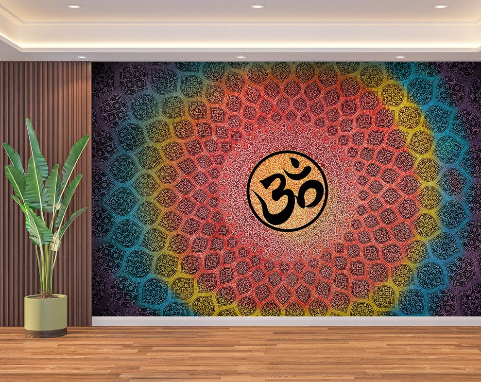 Spiritual OM Symbol Customize Wallpaper