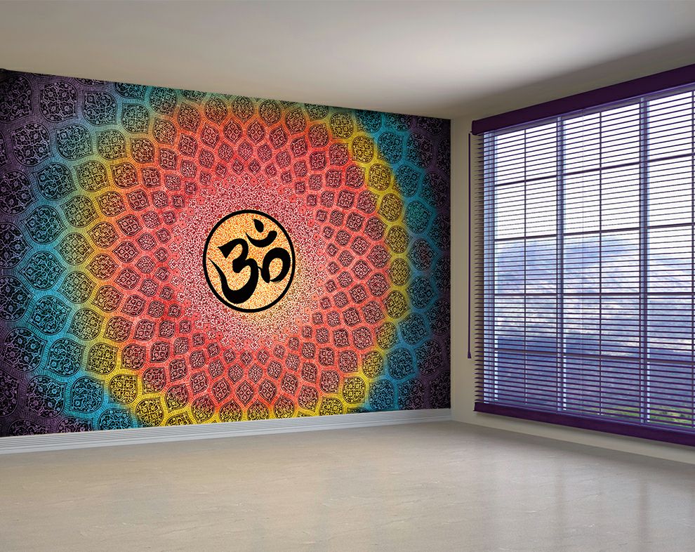 Spiritual OM Symbol Customize Wallpaper