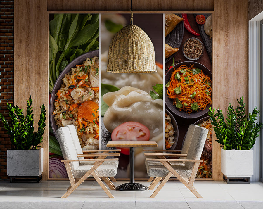Indian Fast Food Cafe & Restaurant Wallpaper