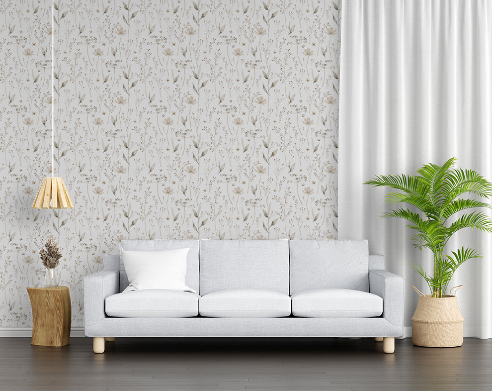 Dainty Branches Floral Wallpaper Roll