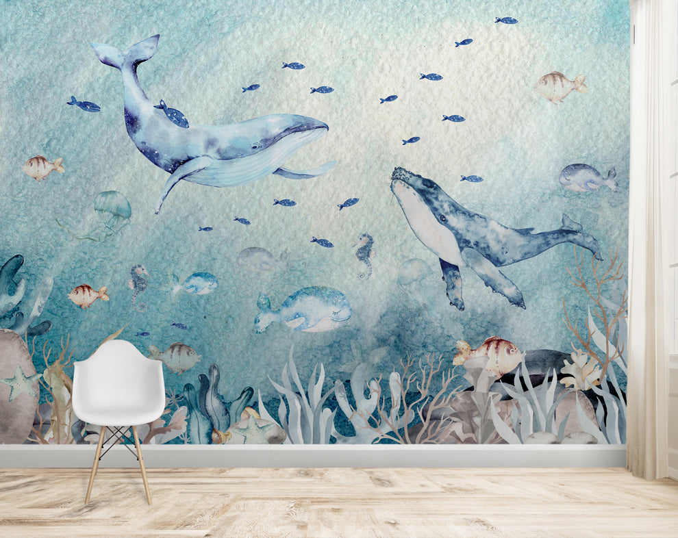 Underwater life wallpaper, Fishes and marine life wallpaper