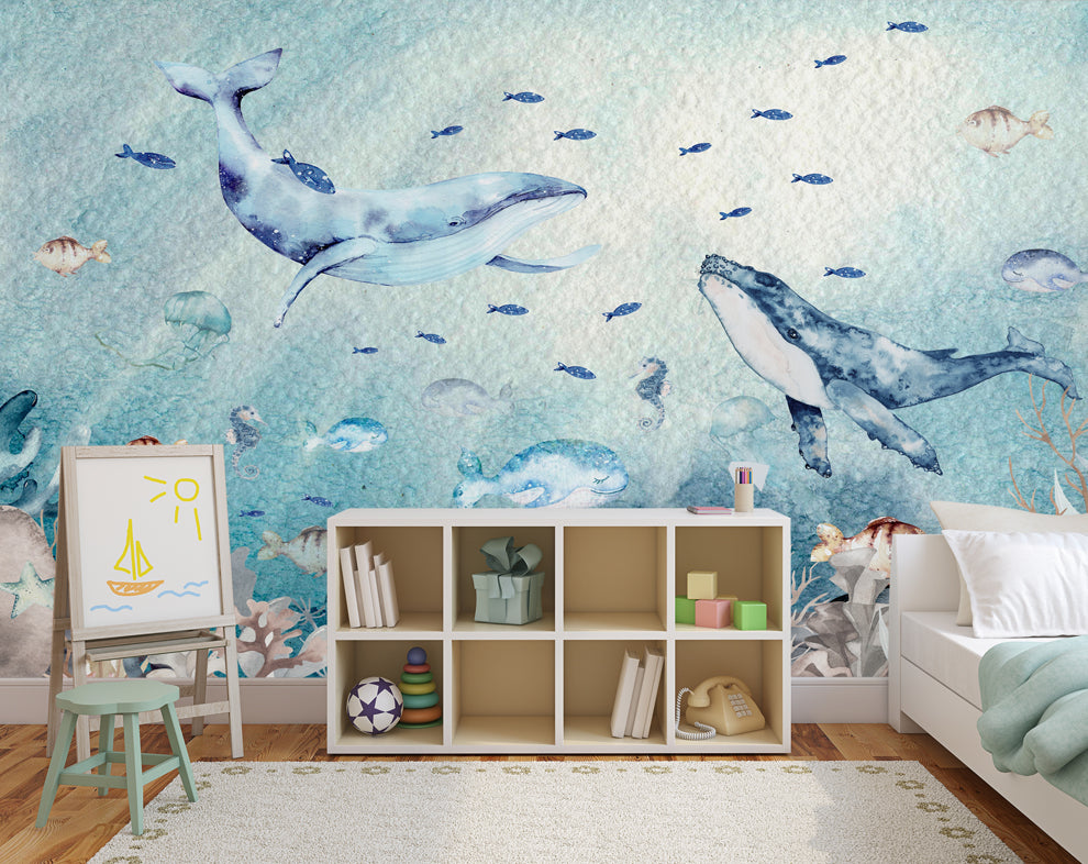 Underwater life wallpaper, Fishes and marine life wallpaper
