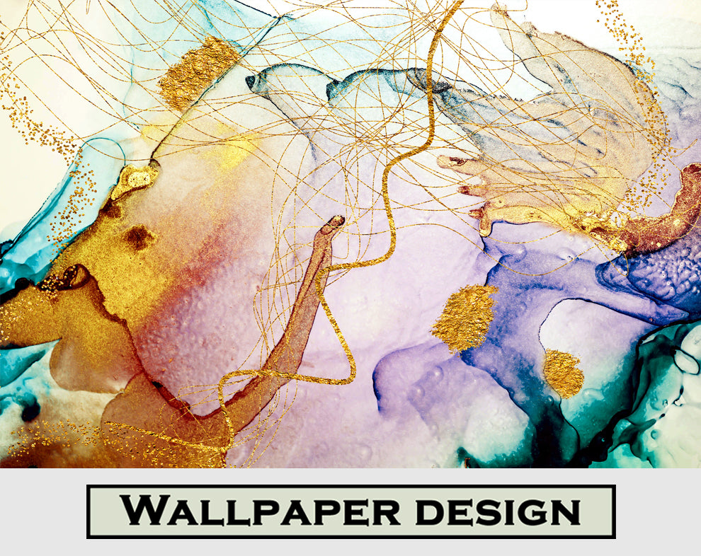 Marble Art Painting Wallpaper | Customized Wallpaper