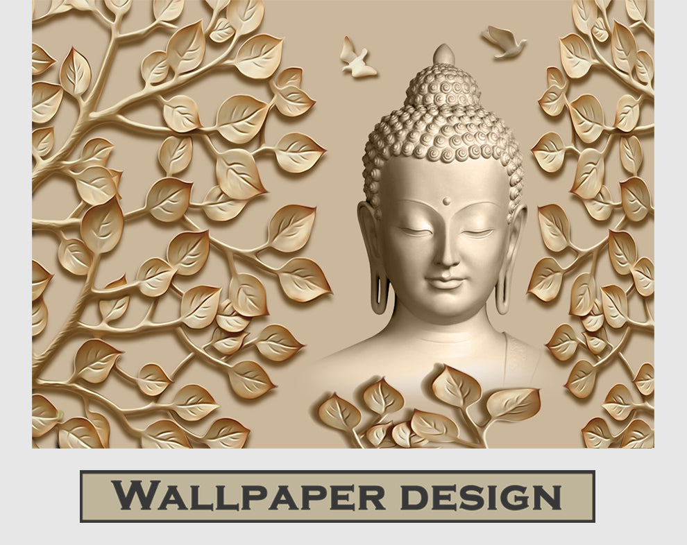 Mahatma Gautam buddha, Buddha, Buddha Wallpaper For LIving Room