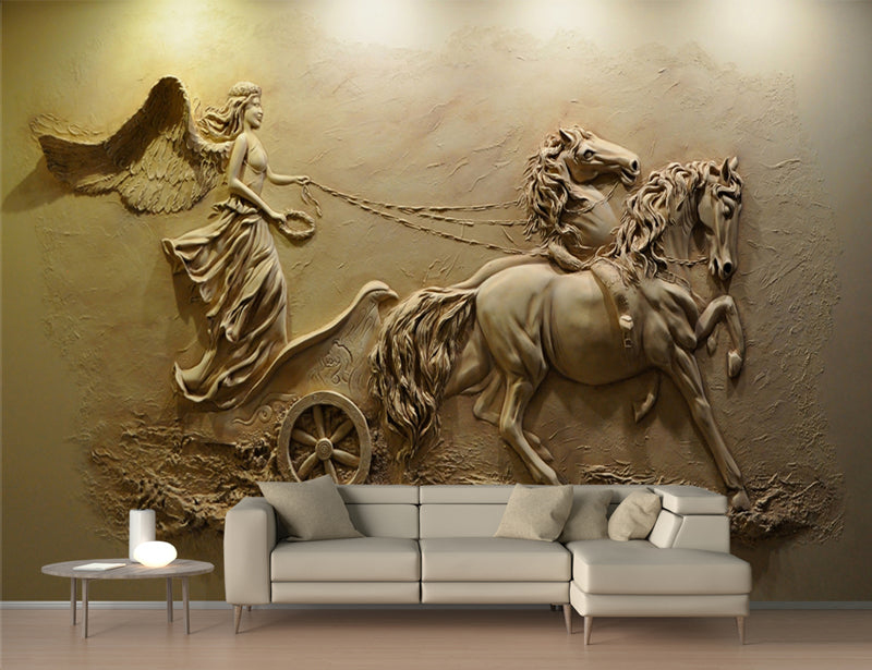 3D Mural Clay Wall Art – Home Decoram