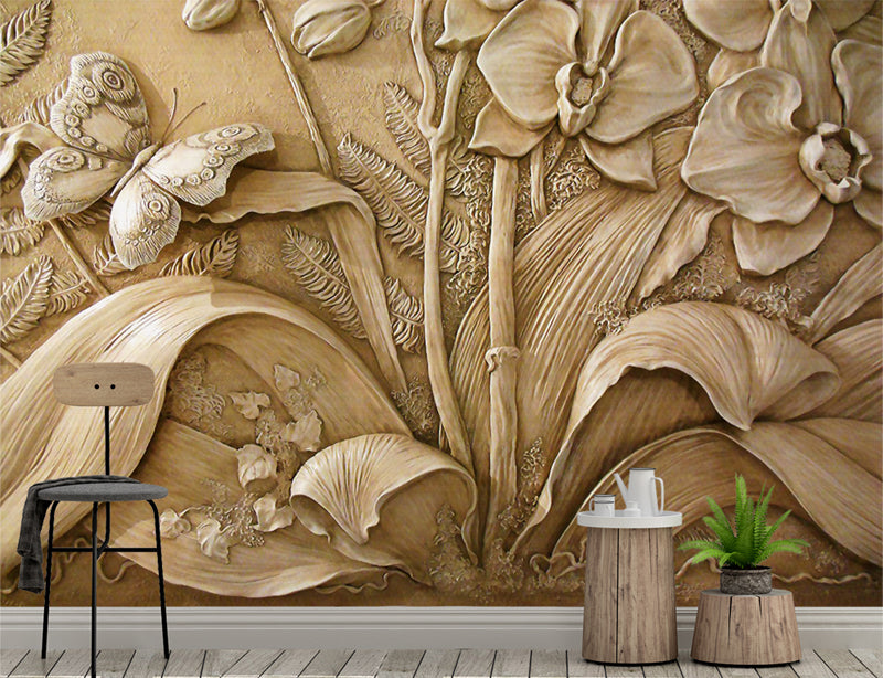 Orchid Flower 3d Wallpaper