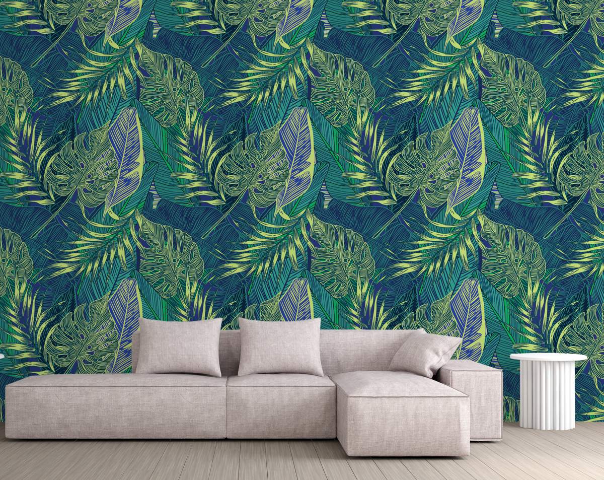 Exotic Plants Stylish Trendy Tropical Wallpaper Rolls