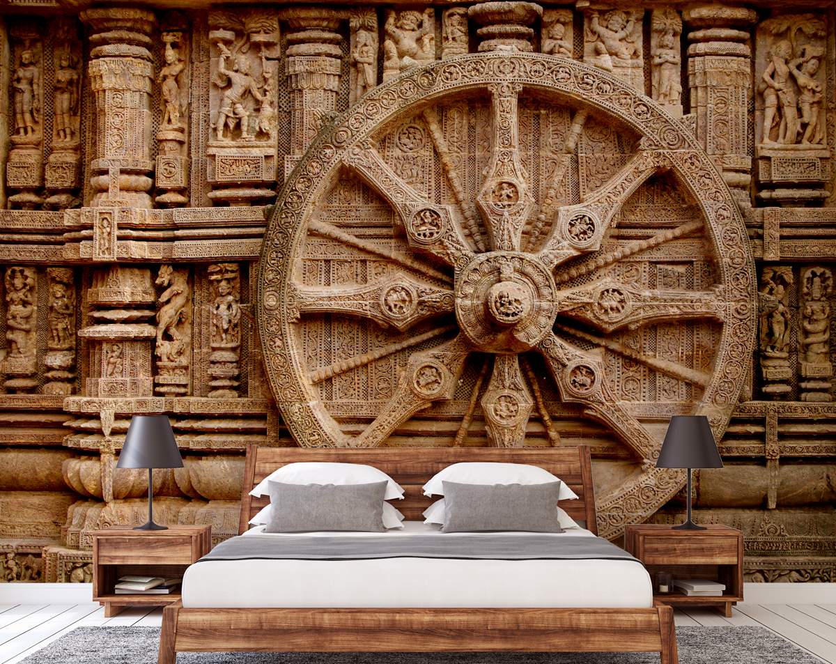 Konark Chakra 3d Wallpaper