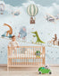 Circus theme kids room wallpaper - view 2