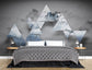 3D geometric triangle wallpaper
