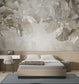Tropical leaves and plants mural