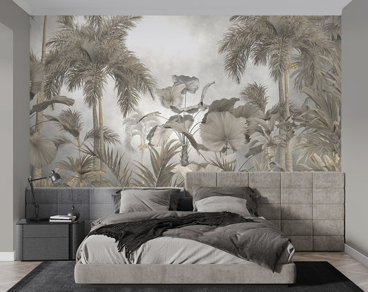 Tropical Palm Forest Wallpaper