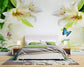 Flowers and butterfly wallpaper