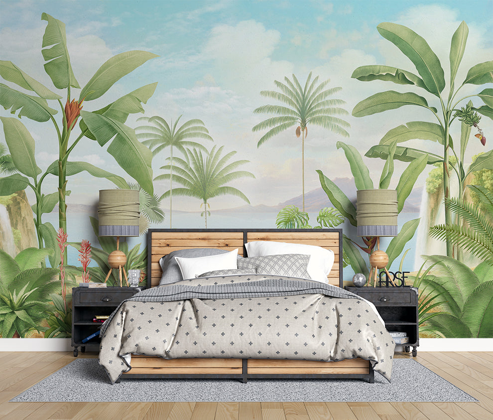 Tropical Green Forest Wallpaper