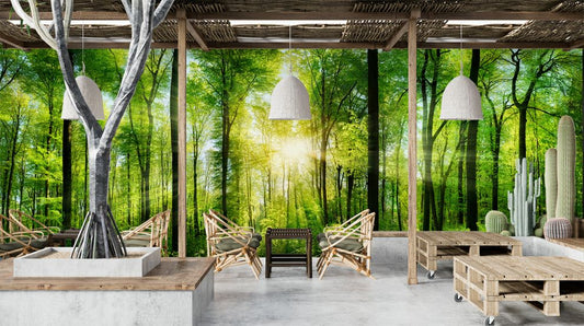 Office - Forest Landscape 3D Nature Wallpaper