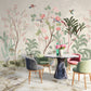 Chinoiserie blossom and birds mural