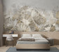 Botanical lotus leaf wallpaper - view 2