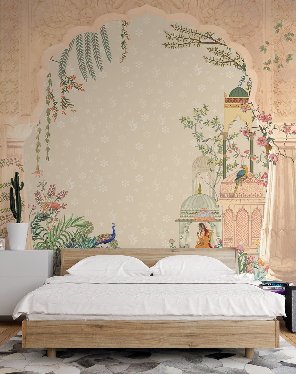 Mughal Garden In Queen Wallpaper