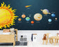 Solar system 3D wallpaper for kids room - view 5
