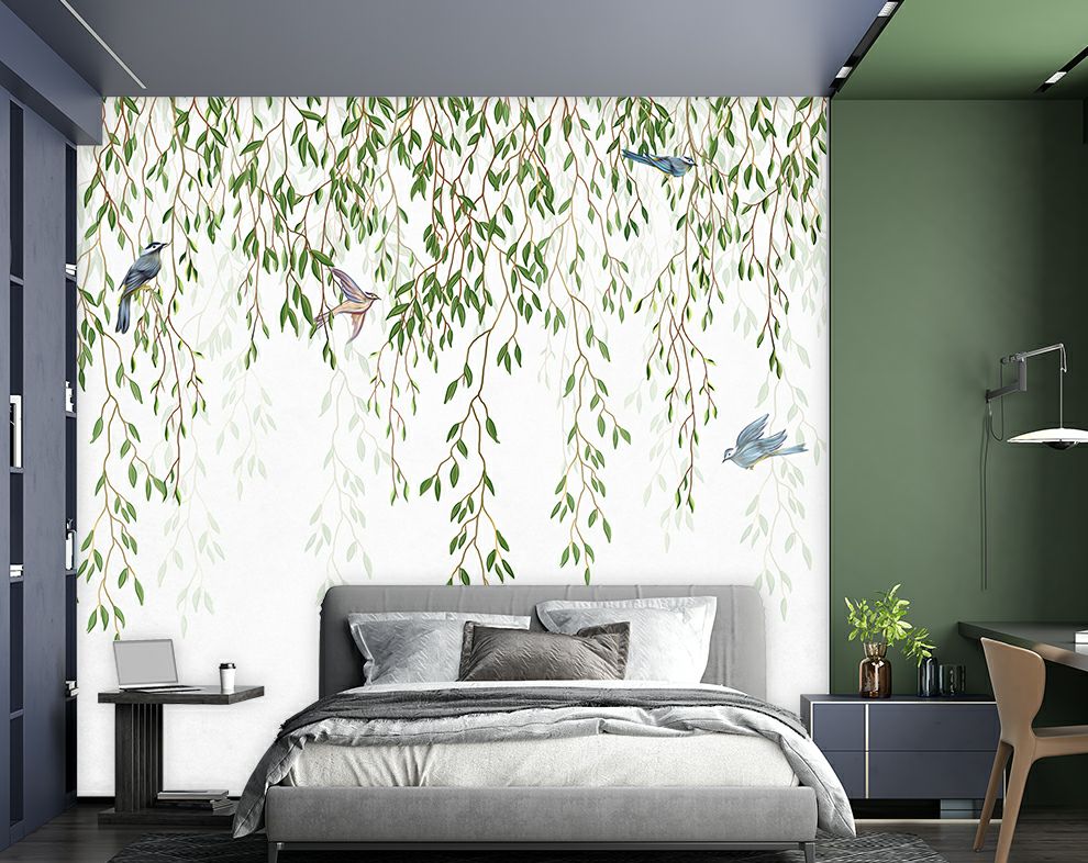 Tree And Leaves Wallpaper, Hanging Garden Wallpaper