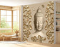 Gautam Buddha wallpaper for living room wall - view 2