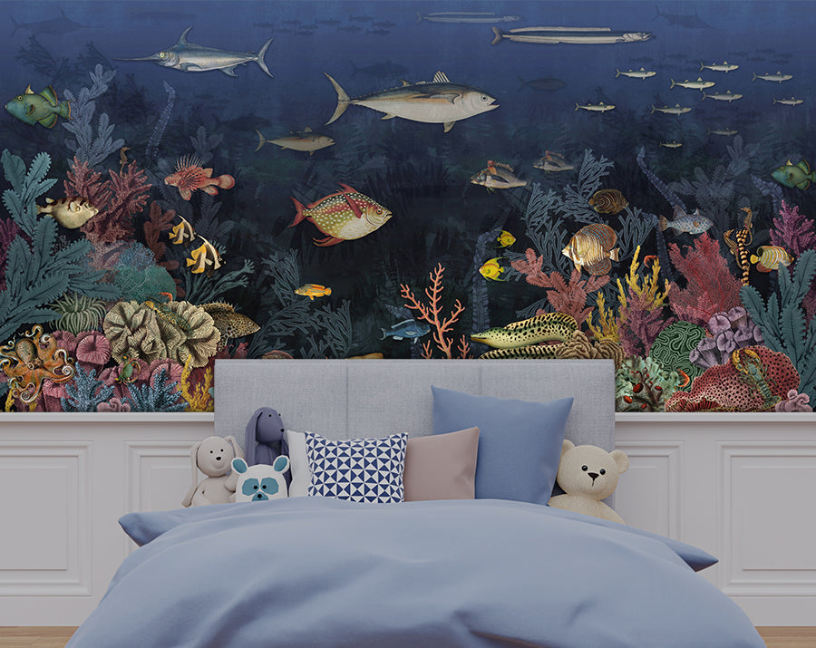 Aquarium archives mural wallpaper