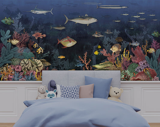 Aquarium archives mural wallpaper