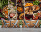 Indian fast food cafe wallpaper - view 4