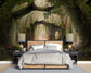 3D forest tree jungle wallpaper for living room - view 2