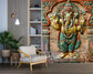 3D colourful Lord Ganesh wallpaper - view 2