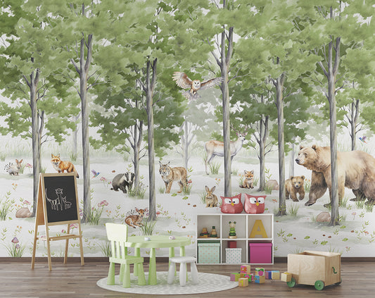 Forest Wild Animal Wallpaper