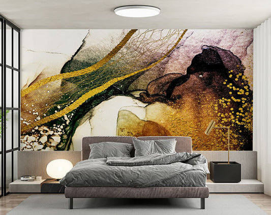 Abstract Marble Texture Wallpaper | Office And Living Room Wall