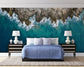 3D blue ocean wave wallpaper