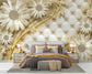 Glitter fabric luxury 3D wallpaper