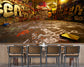 Graffiti 3D wall mural