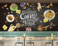 Bakery and dessert shop cafe wallpaper - view 3