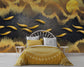 3D golden fish swimming wallpaper