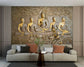 Gautam Buddha 3D wall mural