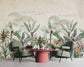 Dining Room - Vintage Banana Leaf – Tropical Botanical Wall Mural, Custom Size