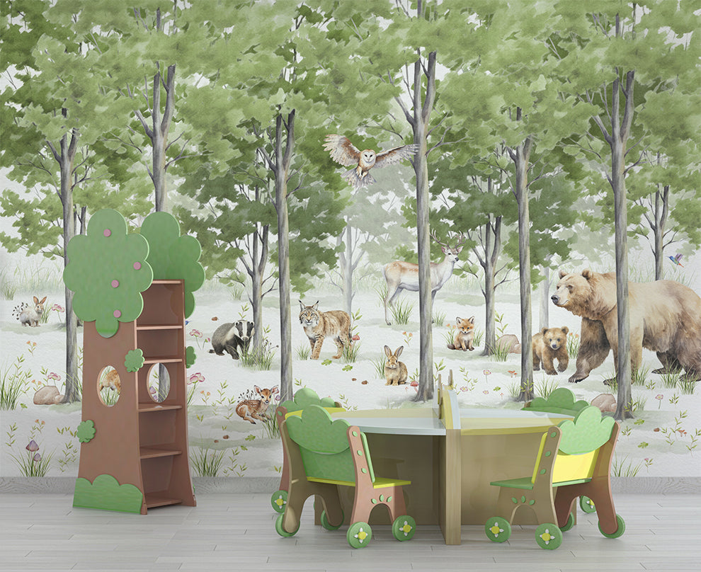 Forest Wild Animal Wallpaper