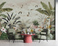 Tropical forest and birds botanical wallpaper - view 4
