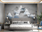 Bedroom - 3D Geometric Triangle Wallpaper
