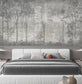 Grey forest trees wallpaper - view 2