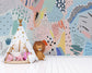 Pastel colours kids room nursery wallpaper - view 4