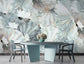 Chinese style flowers 3D mural - view 2