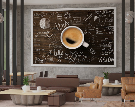 Coffee Cup Cafe Wallpaper