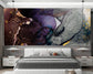 Purple and grey marble pattern wallpaper - view 2