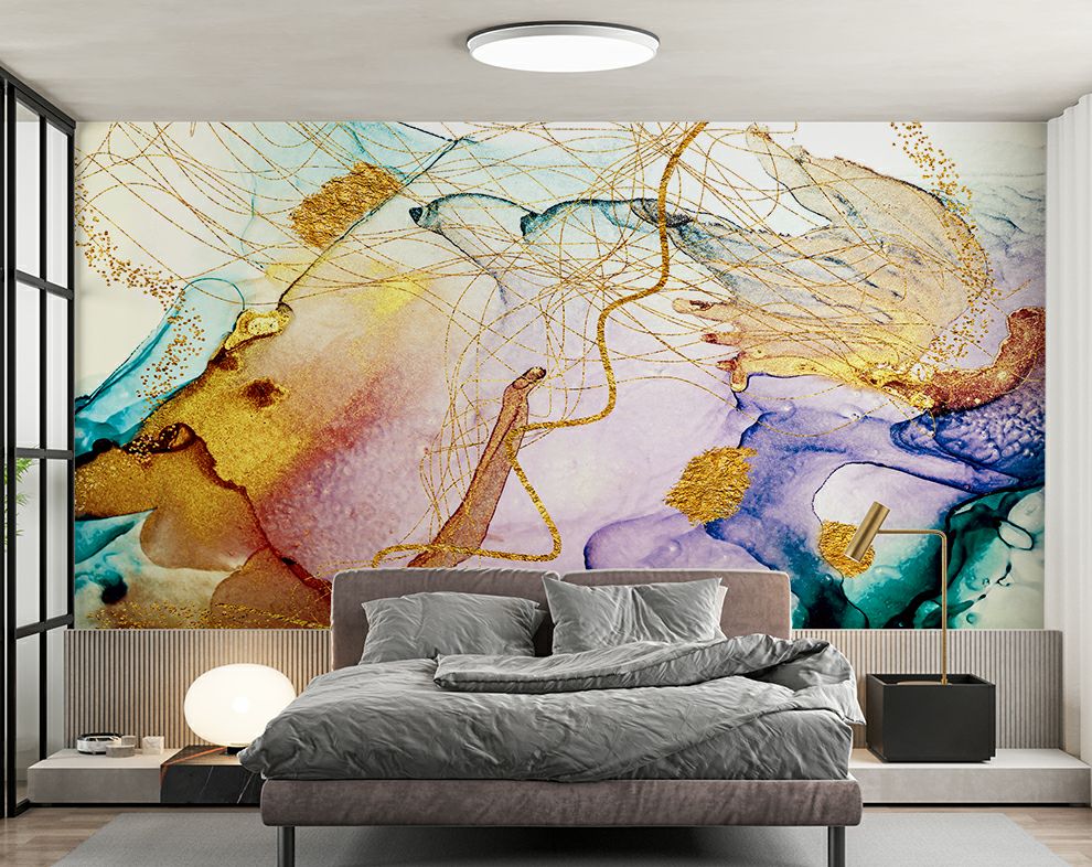 Marble Art Painting Wallpaper Customized Wallpaper