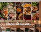 Indian fast food cafe wallpaper
