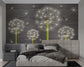 Dandelion flowers floral wallpaper - view 3